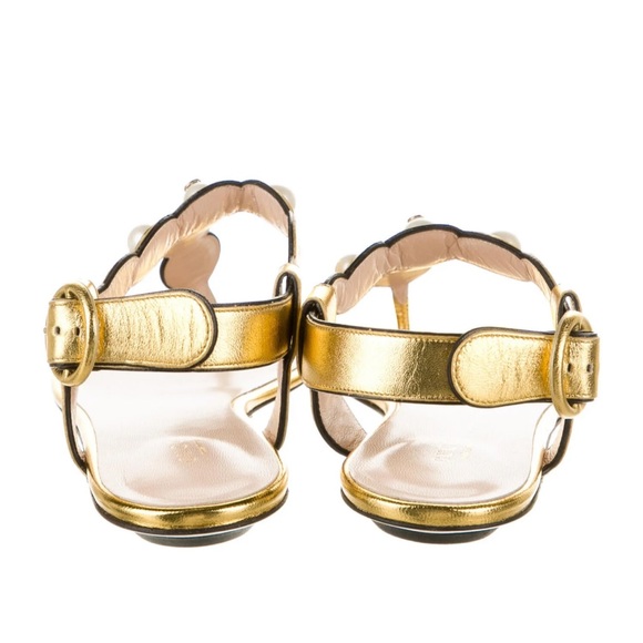 Gucci Willow T-Strap Sandals - Picture 2 of 5